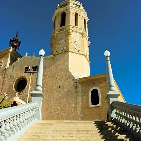 Apartamento ático 2 Min A Playa San Sebastían Sitges